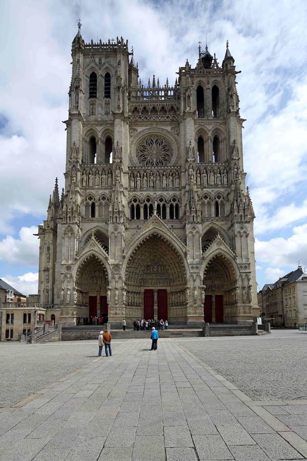 Façade de la cathédrale d'Amiens.