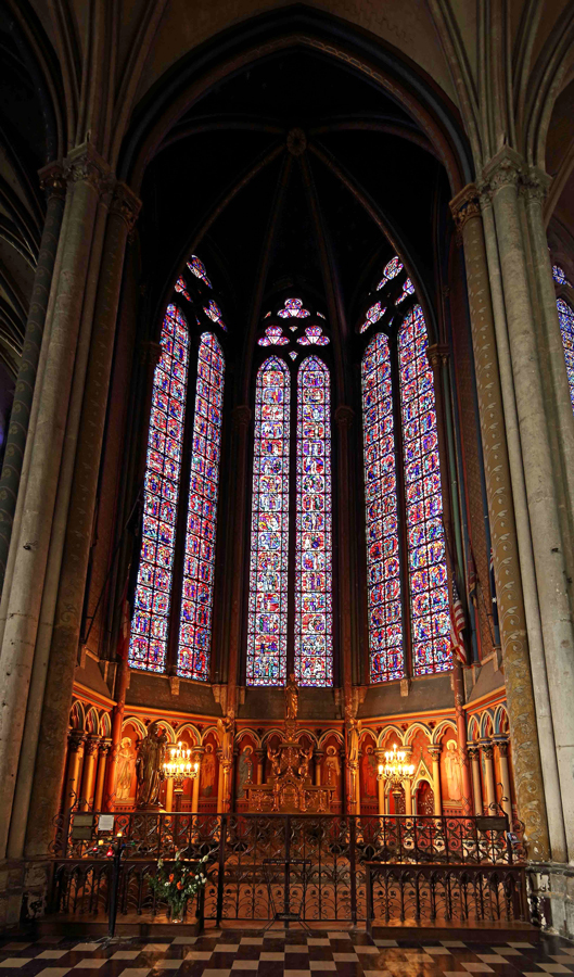 Chapelle de la Vierge à la cathédrale d'Amiens.